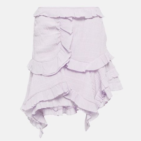 Isabel Marant Geneva Skirt in Lilac FR36 $790 - Picture 2 of 7
